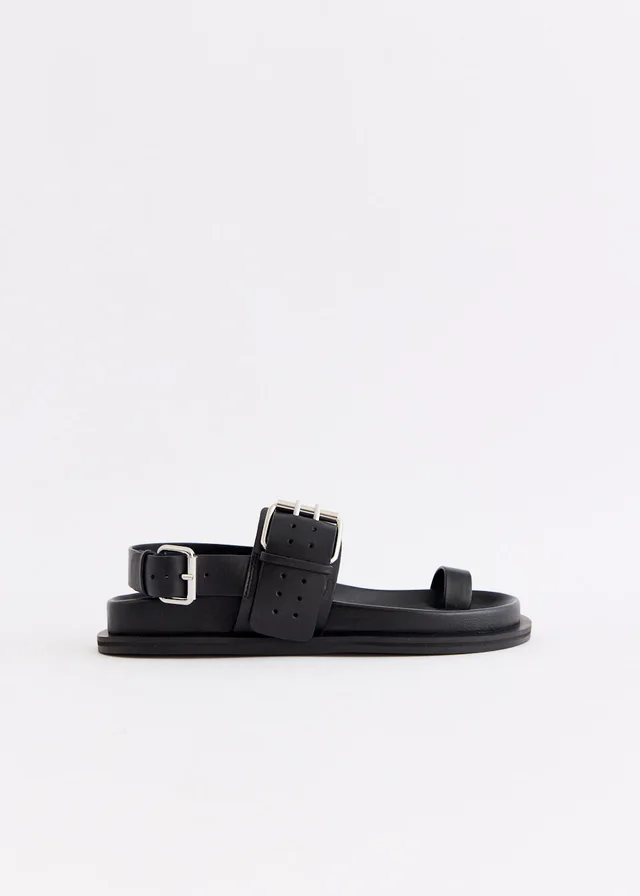 A.Emery Hattie Sandals in BLACK, image 1 of 1 from Incu