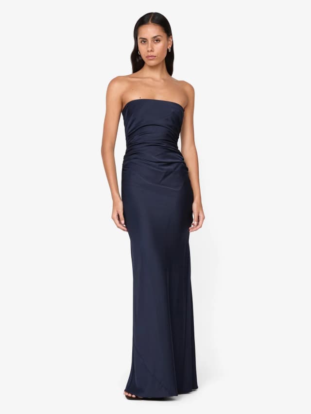 Bec&Bridge ETERNITY STRAPLESS MAXI DRESS - INK, image 1 of 1 from BEC + BRIDGE