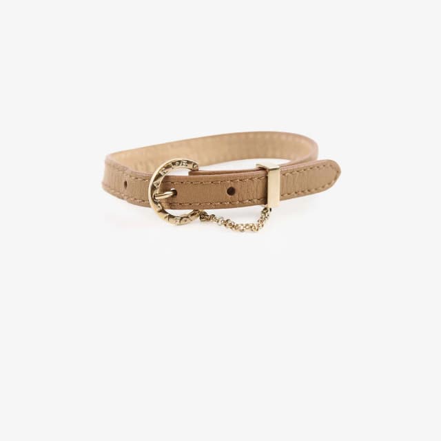 Bvlgari Bracelet Beige in Beige Leather from The Purse Affair, photo 1 of 1