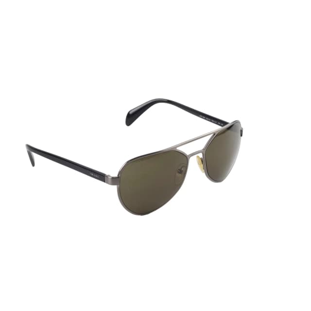 Prada PR 55R Pilot Silver Sunglasses in Silver from The Purse Affair, photo 1 of 1