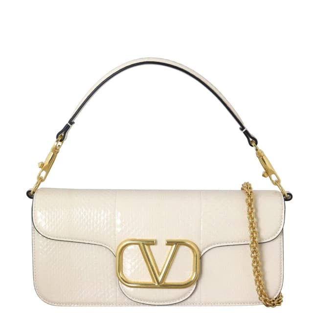 Valentino Garavani Vlogo Loco Shoulder Bag Medium Python in Python from Luxe.It.Fwd, photo 1 of 1