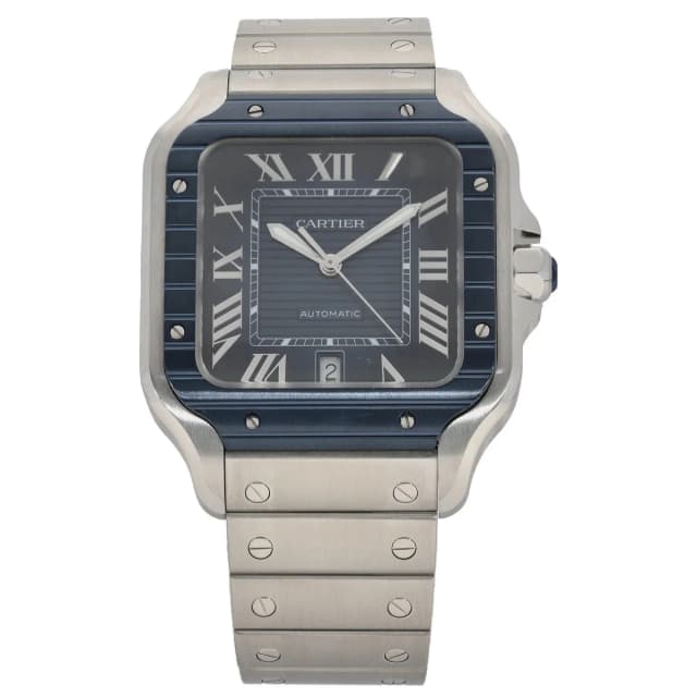 Cartier Santos WSSA0048 39.8mm Stainless Steel Watch from H&T, photo 1 of 1