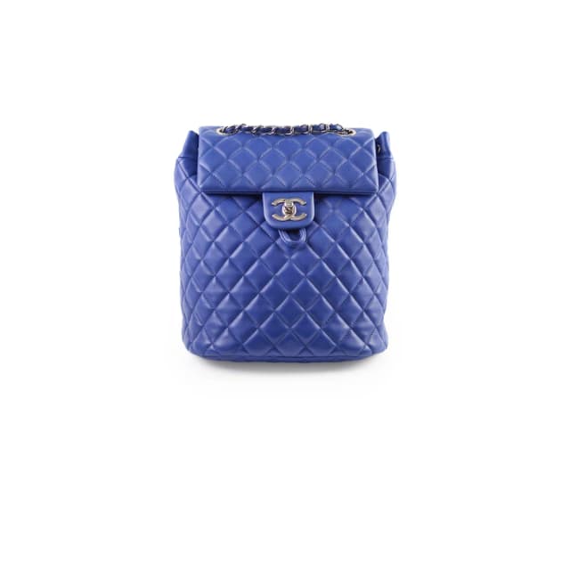 Chanel Backpack Royal Blue Lambskin (22 Series) in Blue Lambskin from The Purse Affair, photo 1 of 1