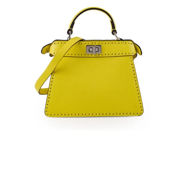 Fendi Iseeu Yellow Mini Peekaboo in Yellow Caviar leather from The Purse Affair, photo 1 of 1