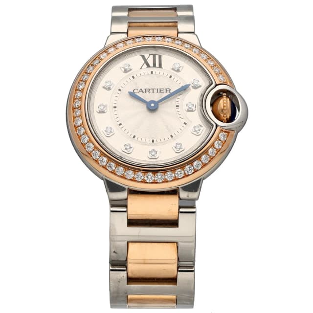 Cartier Ballon Bleu W3BB0025 28mm Bi-Colour Watch in Blue from H&T, photo 1 of 1
