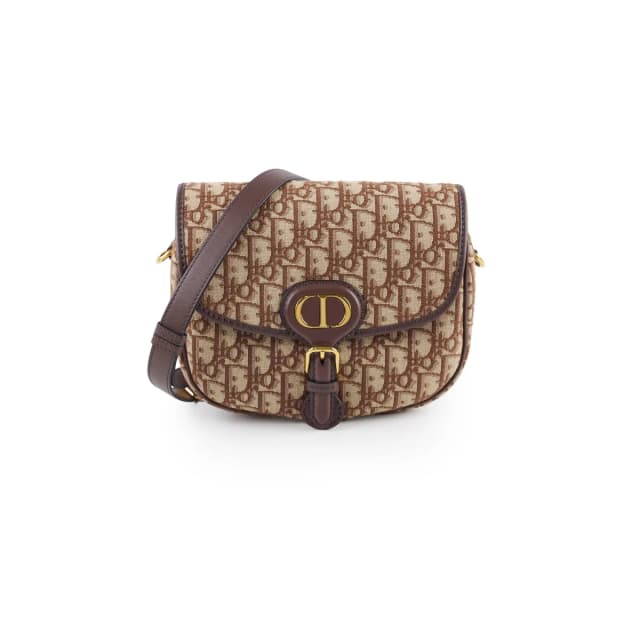 Dior Medium Oblique Bobby Bag Brown in Brown Canvas from The Purse Affair, photo 1 of 1