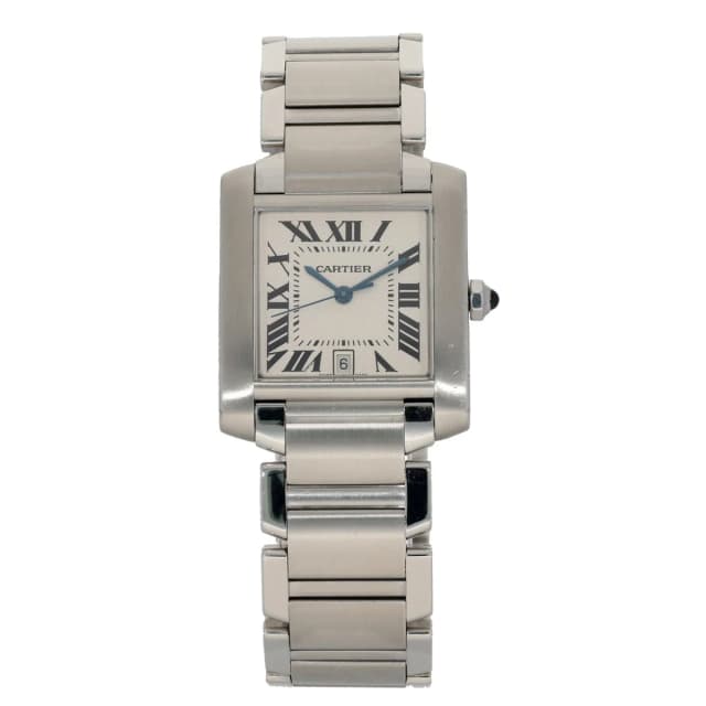 Cartier Tank Francaise W51002Q3 27mm Stainless Steel Watch from H&T, photo 1 of 1