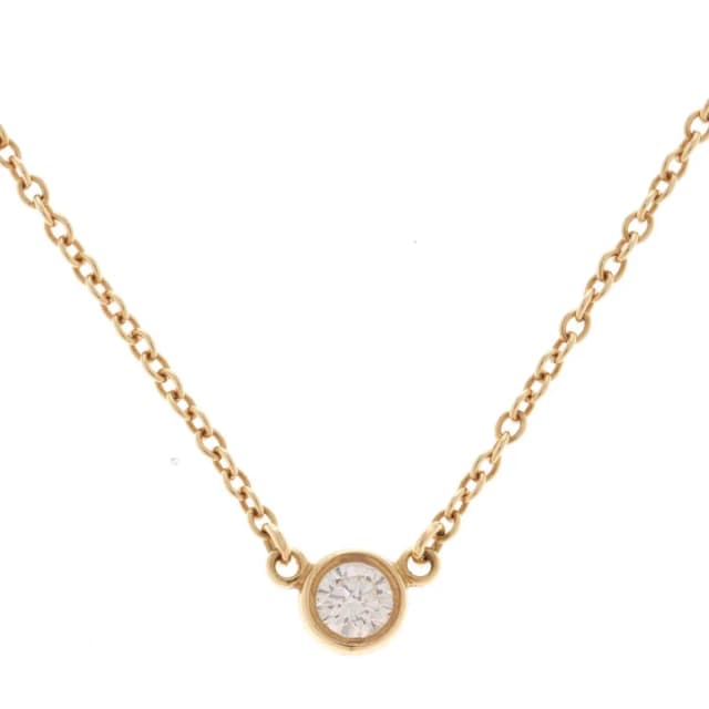 Tiffany & Co. by the Yard Necklace Yellow Gold Diamond in Yellow from The Reluxe, photo 1 of 1