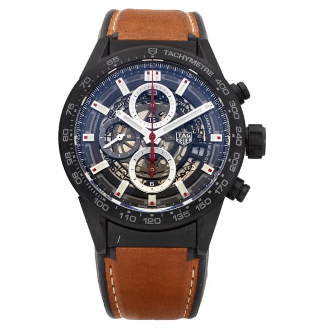 TAG Heuer Carrera CAR2090 43mm Ceramic Watch in Ceramic from H&T, photo 1 of 1