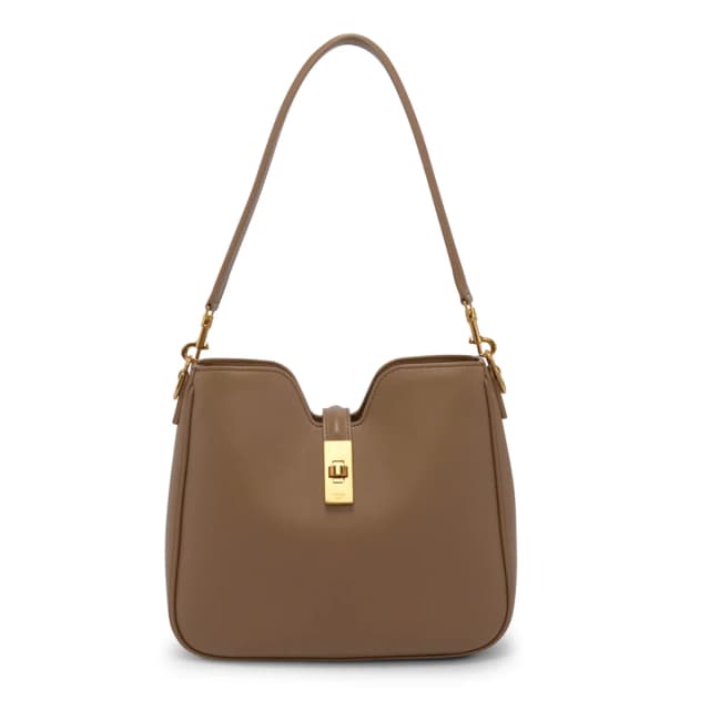 Celine Smooth Calfskin Small Camille 16 Soft Bag in Smoked Brown Calfskin from Blue Spinach, photo 1 of 1