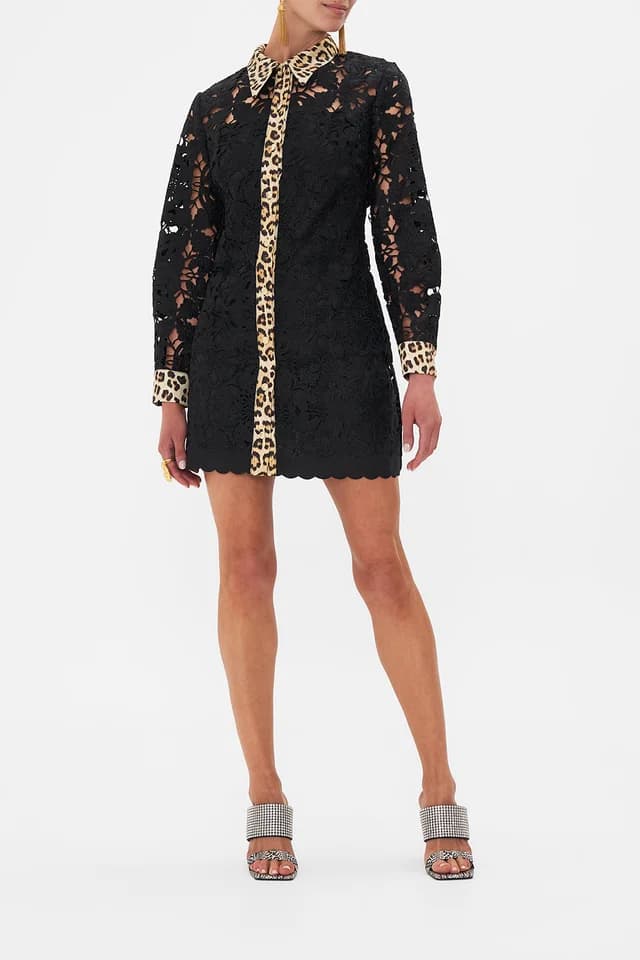 Camilla eBoutique (AU) LONG SLEEVE TUNIC DRESS HEART LIKE A WILDFLOWER, image 1 of 1 from CAMILLA