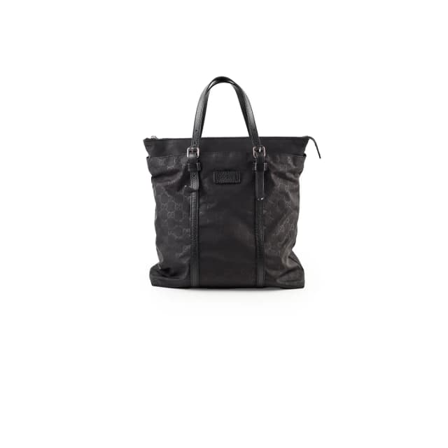 Gucci GG Nylon Tote Bag Black in Black Nylon from The Purse Affair, photo 1 of 1