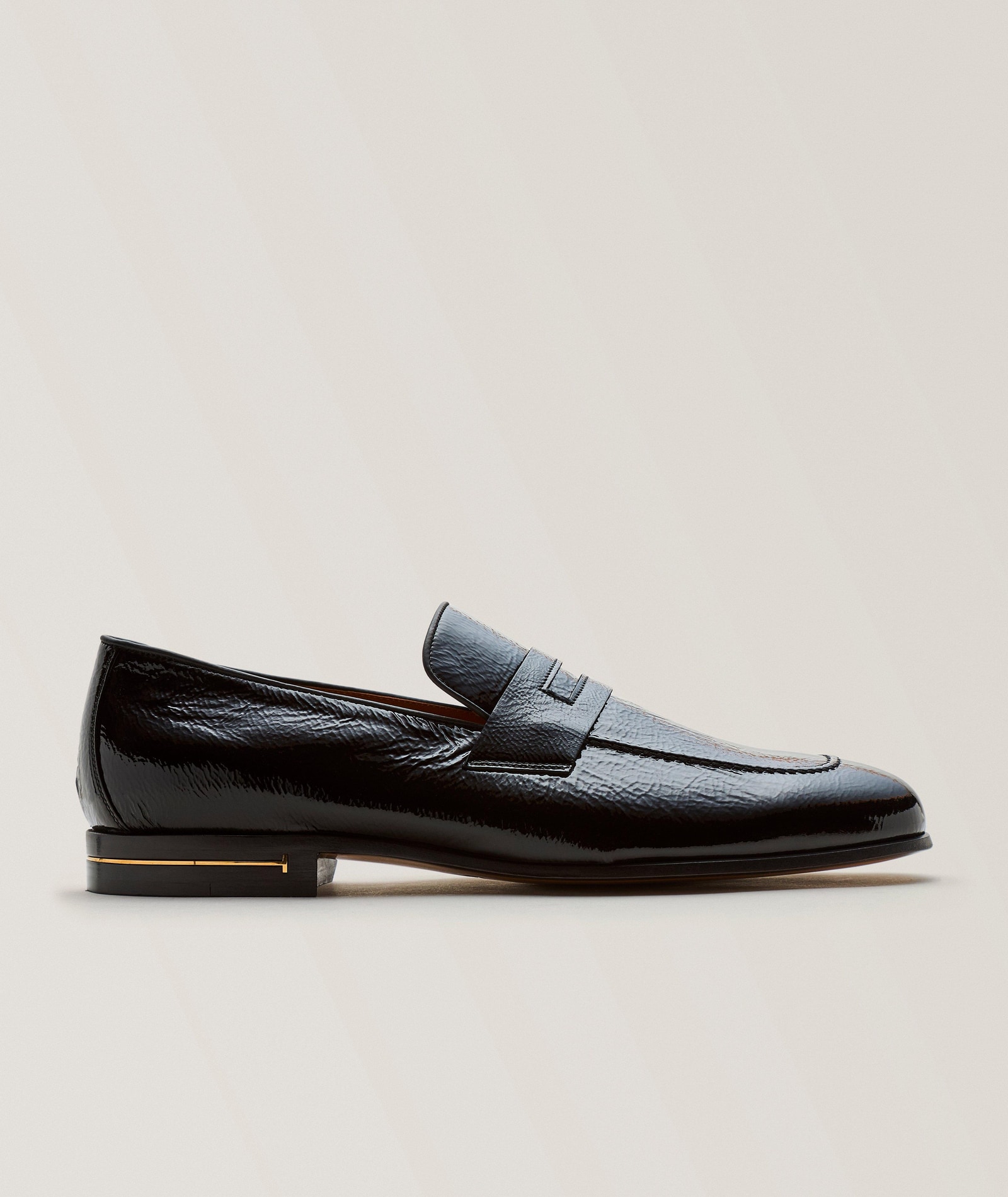 TOM FORD Patent Leather Penny Loafers in Black Patent, image 1 of 1 from Harry Rosen