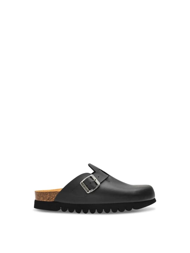 V.gan Vegan Taro Comfort Soft Footbed Sandals in BLACK, image 1 of 1 from Fenwick