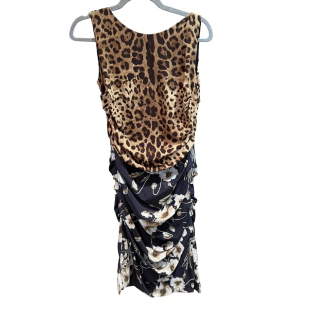 DOLCE AND GABBANA Leopard/Floral Dress size 44 from Revivre Luxury Consignment, photo 1 of 1
