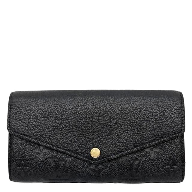 Louis Vuitton Sarah NM Monogram Empreinte Leather Wallet Black in Black Leather from Dallas Designer Handbags, photo 1 of 1