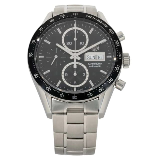 TAG Heuer Carrera CV201AG 41mm Stainless Steel Watch from H&T, photo 1 of 1