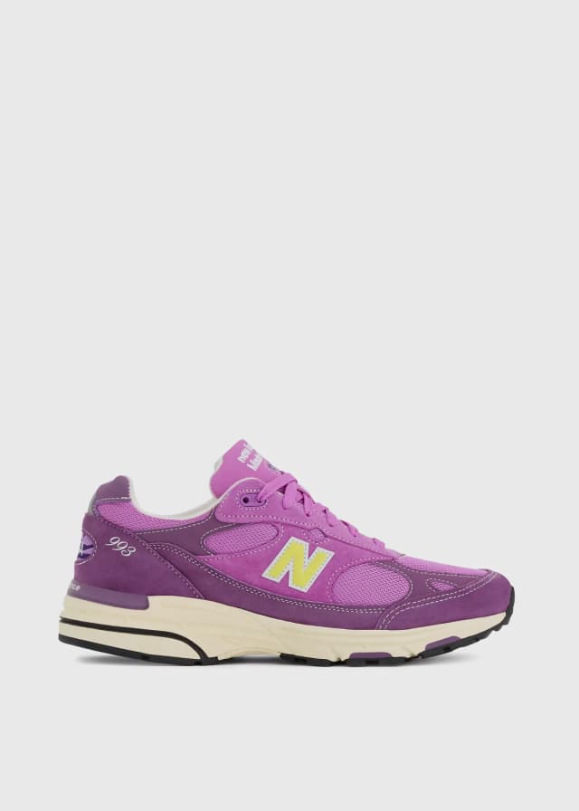 New Balance MADE in USA 993 'Passion Fruit' Sneakers in PURPLE PINK, image 1 of 1 from Incu