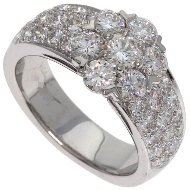 Van Cleef & Arpels Fullette Diamond Ring 18K White Gold in White from The Reluxe, photo 1 of 1