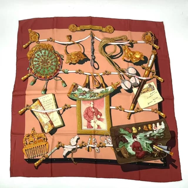 Scarf Carre 90 Memoire D'hermes Memories in Silk from The Reluxe, photo 1 of 1