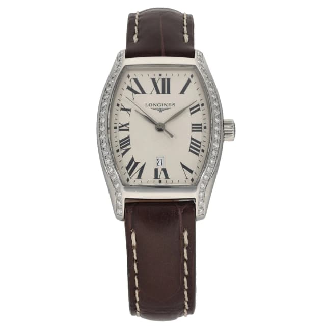 Longines Evidenza L2.155.0 30mm Stainless Steel Watch in Leather from H&T, photo 1 of 1