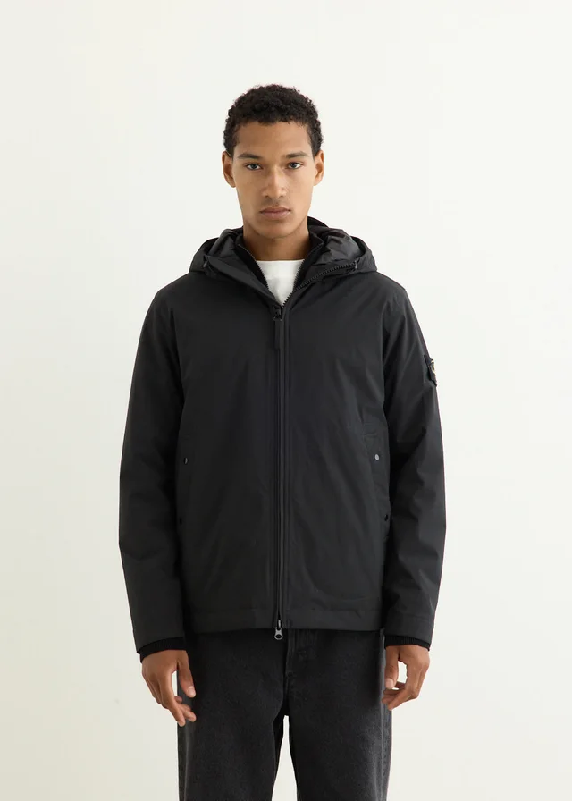 Stone Island Down Short Parka in V0029 - BLACK, image 1 of 1 from Incu