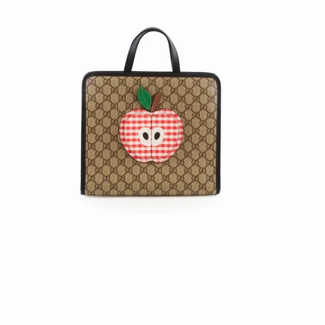Gucci Apple GG Supreme Monogram Canvas Tote in Coated canvas from The Purse Affair, photo 1 of 1