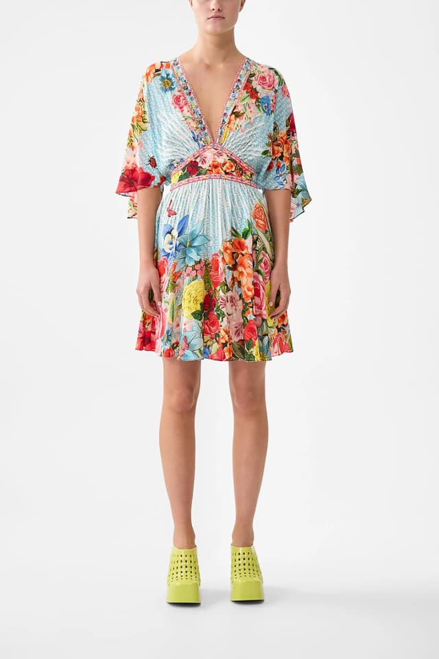 Camilla eBoutique SHORT WAISTED DRESS PAPERS AND CURIOUS CAPERS, image 1 of 1 from CAMILLA