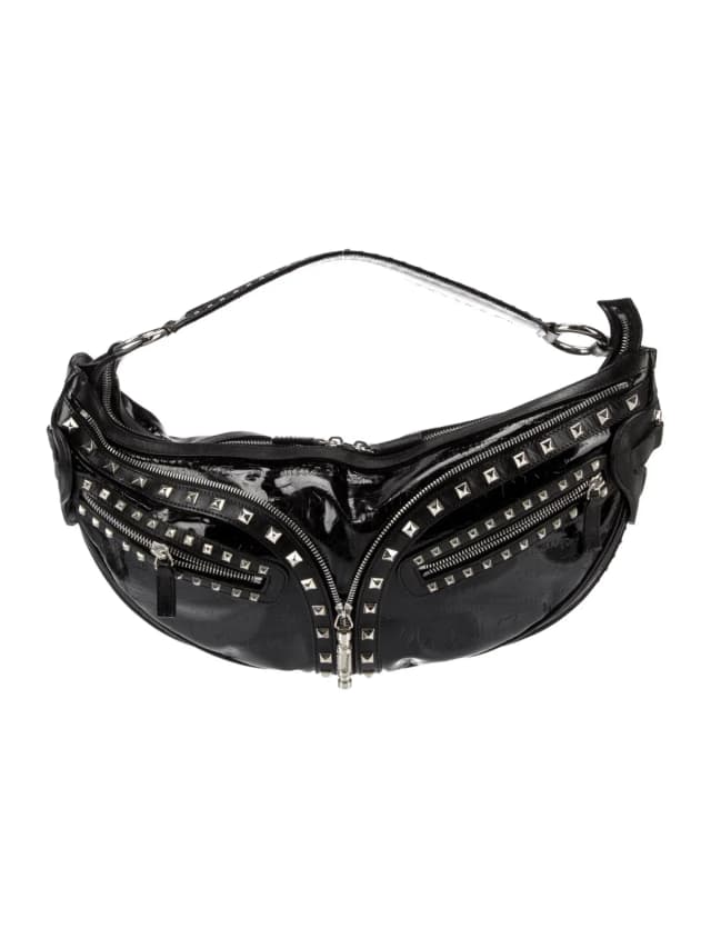 Versace Top Handle Other bag in Black Satin from The RealReal, photo 1 of 1