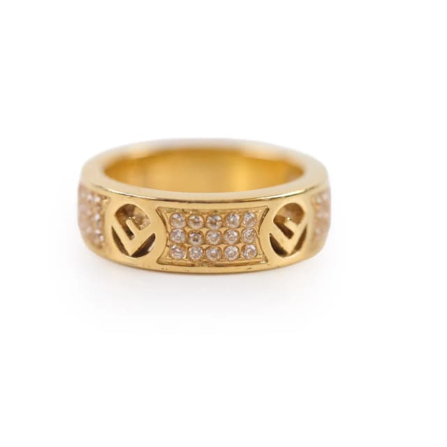F Is Fendi Ring Gold (costume) in Gold from The Purse Affair, photo 1 of 1