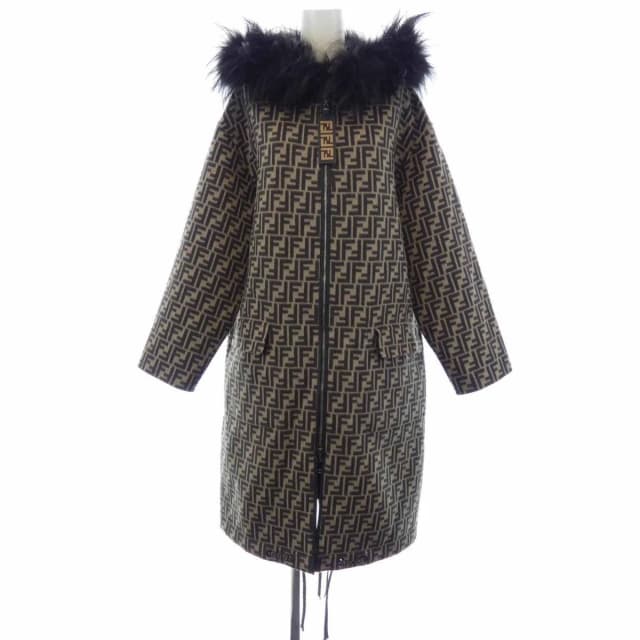 Fendi Coat Beige in Beige from The Reluxe, photo 1 of 1