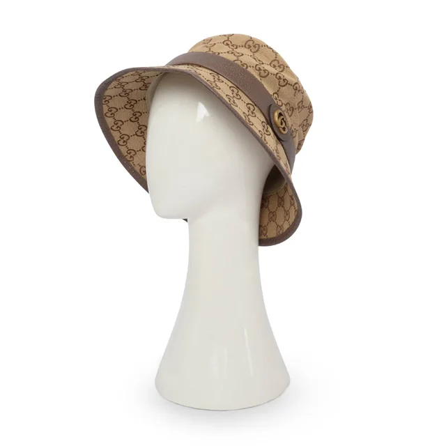Gucci GG Canvas Bucket Hat in Beige Canvas from Blue Spinach, photo 1 of 1