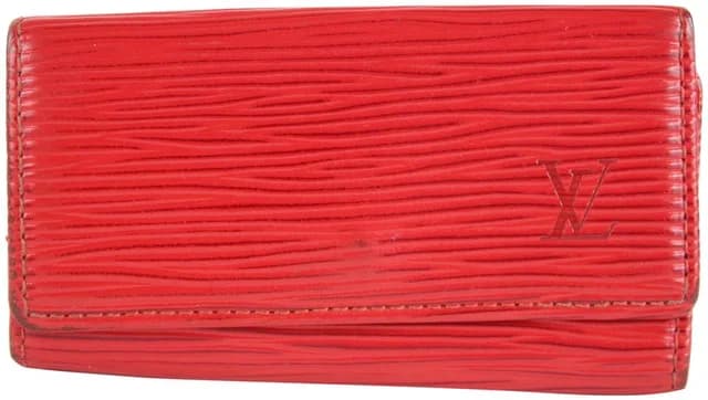 Louis Vuitton Red Epi Leather Multicles 4 Key Holder Case Wallet in Red Leather from Bagriculture, photo 1 of 1
