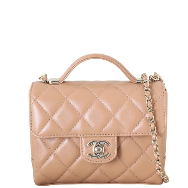 Chanel Retro Twist Top Handle Flap Mini in Lambskin from Luxe.It.Fwd, photo 1 of 1