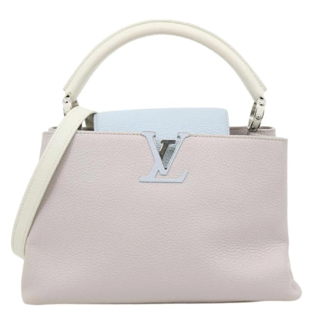 Louis Vuitton Capucines PM Taurillon Leather Crossbody Bag Tricolor in Leather from Dallas Designer Handbags, photo 1 of 1