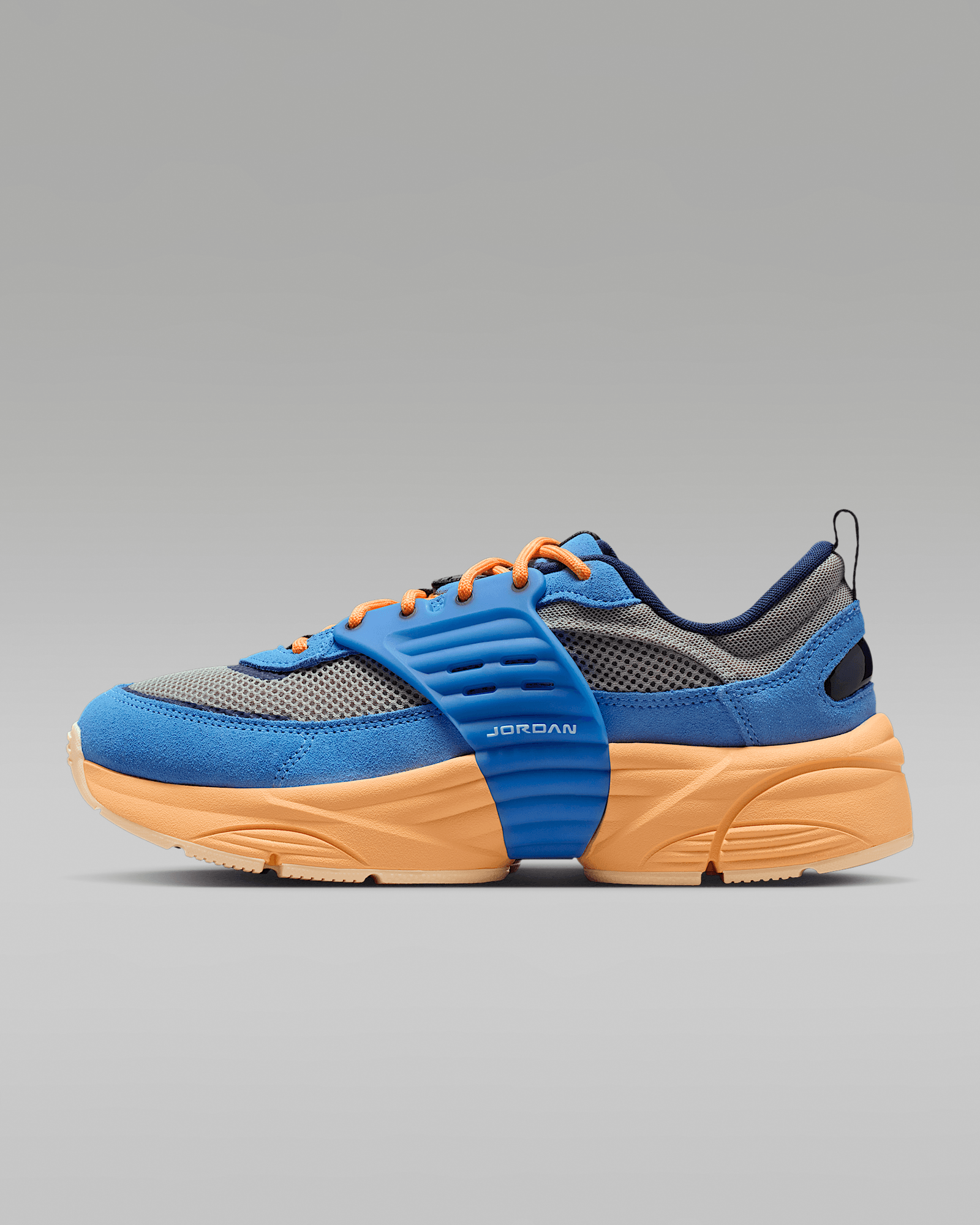 Jordan Trunner O/S SP in Blue Beyond/Cobblestone/Midnight Navy/Atomic Orange, image 1 of 1 from Nike