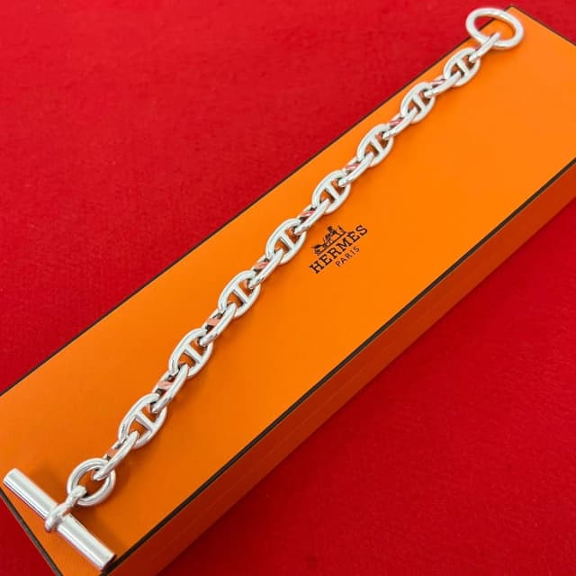 Hermès Vintage Chaine D'ancre MM 17 Links Bracelet Martin Margiela Era 925 from The Reluxe, photo 1 of 1