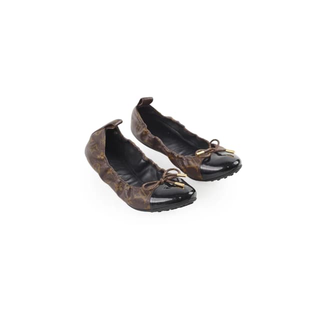 Louis Vuitton Monogram Canvas Ballet Flats in Coated canvas from The Purse Affair, photo 1 of 1