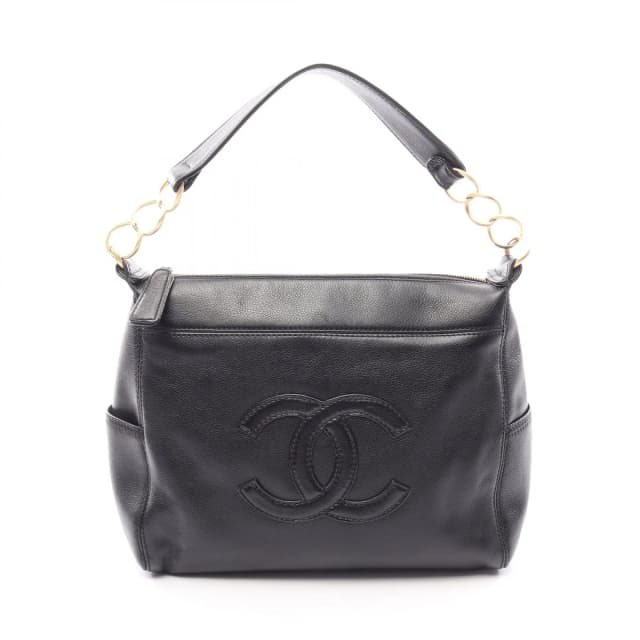 Chanel Handbag CC Logo Black Caviar Leather in Black Caviar leather from The Reluxe, photo 1 of 1