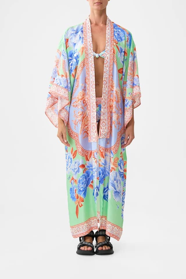 Camilla eBoutique KIMONO LAYER WITH COLLAR TOPKAPI POP, image 1 of 1 from CAMILLA