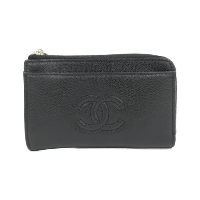 Chanel Card Case Card Holders Black in Black Caviar leather from The Reluxe, photo 1 of 1