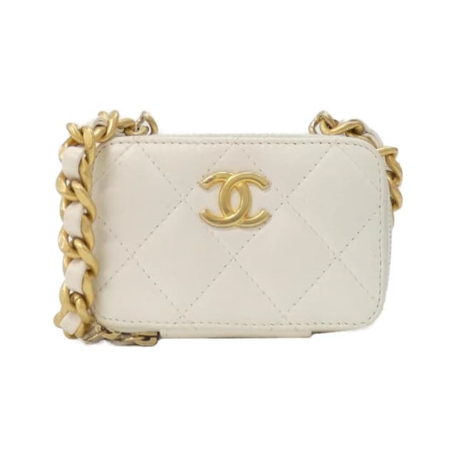 Chanel Chain Clutch White in White Lambskin from The Reluxe, photo 1 of 1
