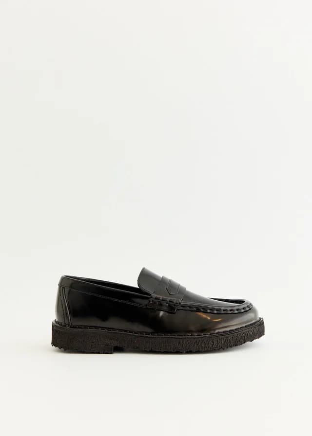 Clarks Nomad Loafers in Black Patent, image 1 of 1 from Incu