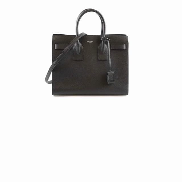 Saint Laurent Sac De Jour Small Black Grained Leather in Black Caviar leather from The Purse Affair, photo 1 of 1