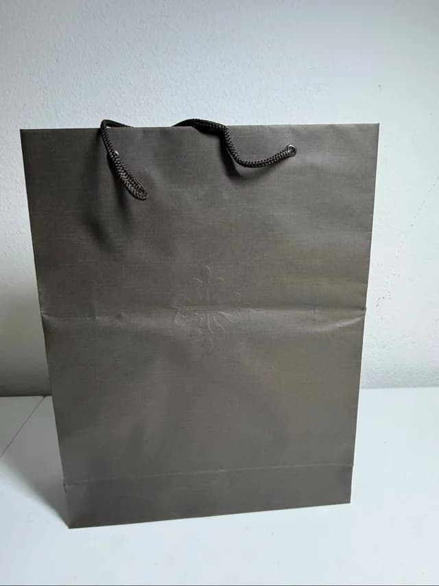 Patek Philippe Brown Luxury Gift Shopping Bag Paper Bag 11″ X 14.5″ in brown|red from Poshmark, photo 1 of 1