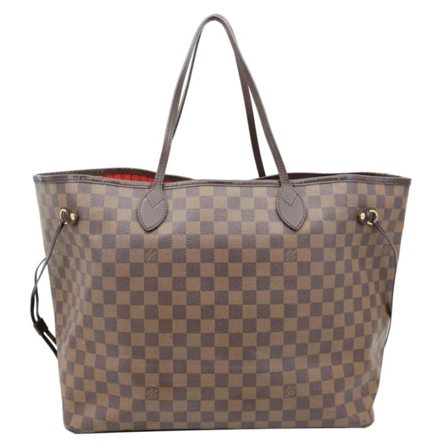 Louis Vuitton Neverfull GM Damier Ebene Shoulder Bag Brown in Brown Canvas from Dallas Designer Handbags, photo 1 of 1