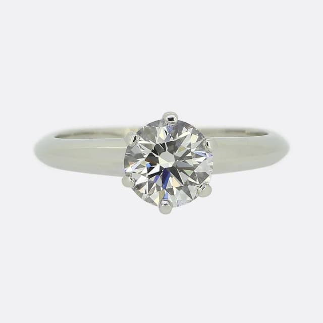 Tiffany & Co. 1.05 Carat Diamond Engagement Ring from The Vintage Jeweller, photo 1 of 1