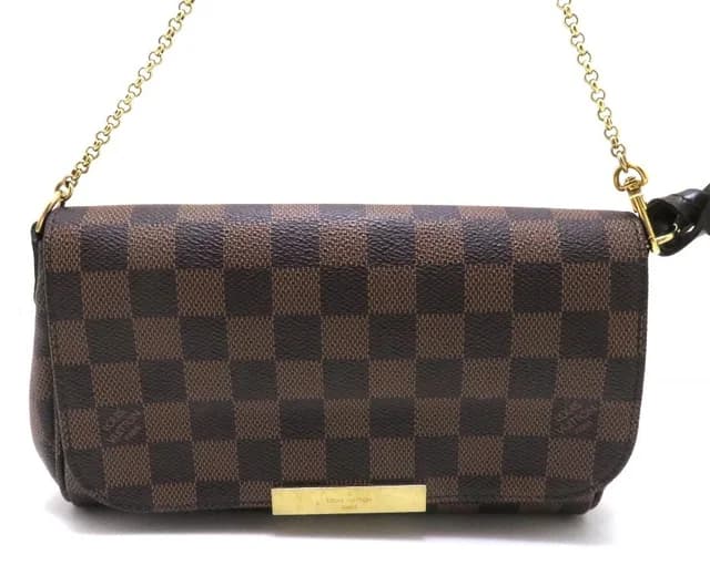 Louis Vuitton Favorite PM Damier Shoulder Bag Canvas Brown in Brown Canvas from The Reluxe, photo 1 of 1