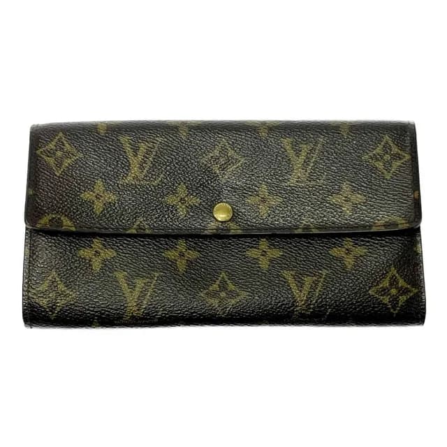 Louis Vuitton Monogram Portefeuille Sarah Wallet Brown in Brown from The Reluxe, photo 1 of 1