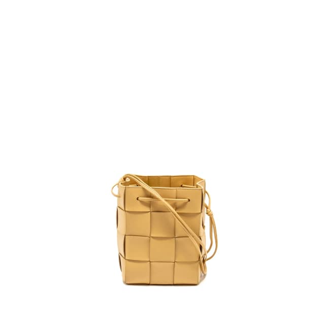 Bottega Veneta Small Cassette Cross-body Bucket Bag Lambskin Porridge in Lambskin from EMIER, photo 1 of 1